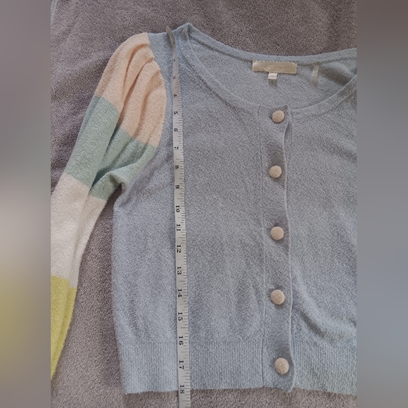 LoveShackFancy Pastel Button Down Cardigan. Size S. - Picture 12 of 14
